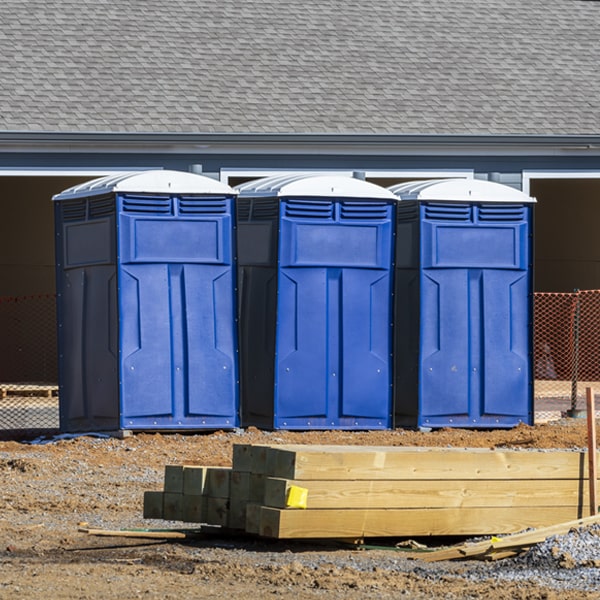 do you offer hand sanitizer dispensers inside the porta potties in Avon Indiana